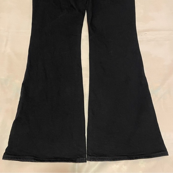 Madewell- The Perfect Vintage Flare Jean in Sherborn Wash Black Size 28 - Picture 4 of 11